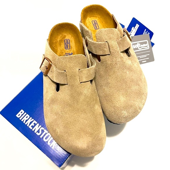 Birkenstock Boston suede taupe size EU 36N. All New in Box. - Picture 5 of 7